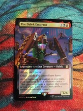 EXT SURGE FOIL The Dalek Emperor - Doctor Who - NM - Magic: The Gathering - MTG