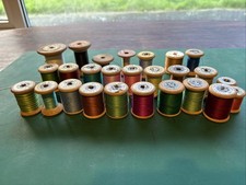 Vintage Wooden Cotton Reels x 25 Job Lot