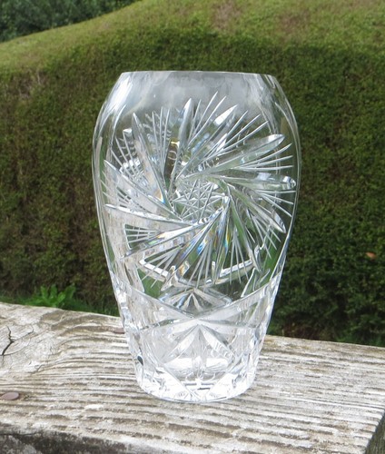 Pinwheel crystal cut glass - pinwheel,
