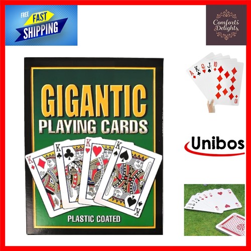 Giant waterproof playing cards - giant,