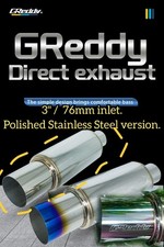 3" GReddy 76mm Stainless Steel