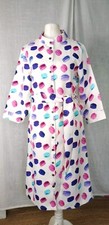 8, Real Form London, White, Purple Pink Blue Macaroons Pattern Midi Dress