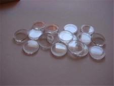 10x Clear Plastic Coin Display