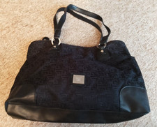 Liz Claiborne Heritage Mosaic Black Style Women's Large Handbag / Tote / Shopper