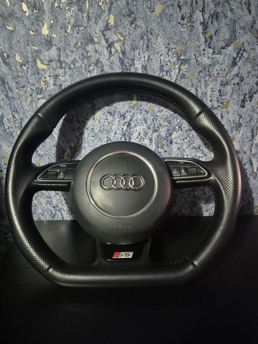 Audi flat bottom steering - audi,