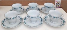 Yong Sheng China Porcelain Set' Cups & Saucers Vintage 