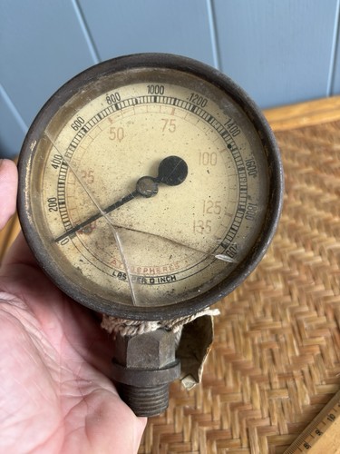 Old pressure gauge antique - gauge,