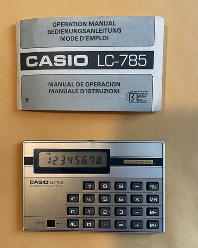 Vintage casio 785 wallet - vintage,