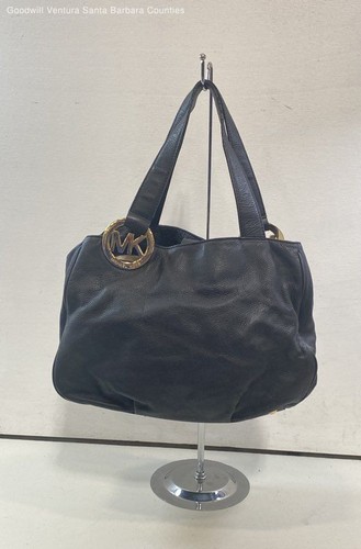 Michael kors black pebbled - black,