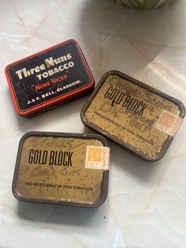Vintage tobacco tins job - tobacco, lot