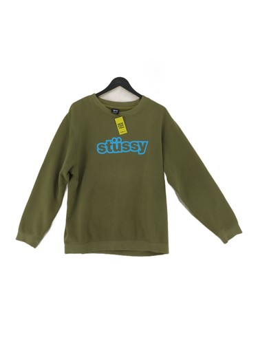 Stussy men jumper green - m,