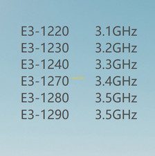 Intel Xeon E3-1220 E3-1230