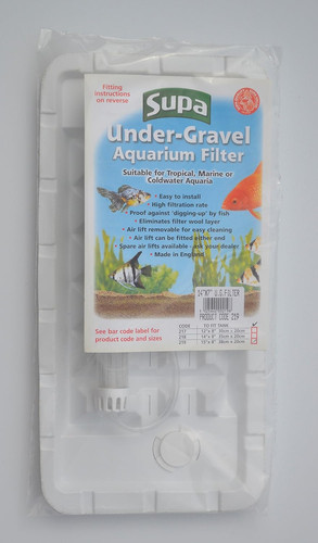 Under gravel aquarium filter - gravel,