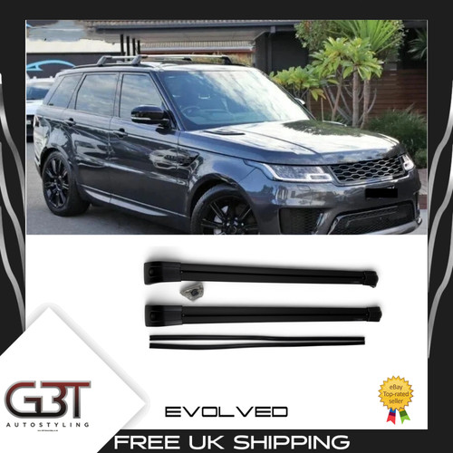 Black roof rail lockable cross - black,