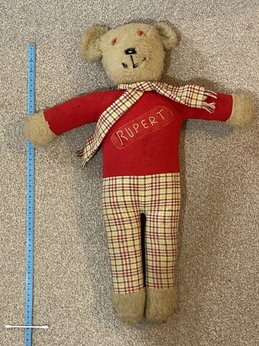 Rare rupert bear teddy - teddy,