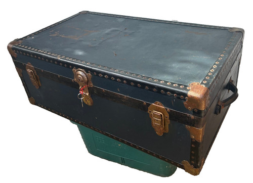Vintage cabin trunk - vintage,
