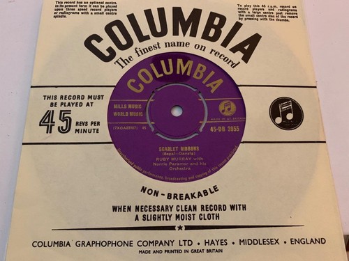 Ruby murray scarlet ribbons - ruby,