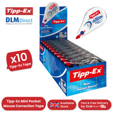 Tipp-Ex Mini Pocket Mouse Correction Roller - Ideal for Quick Edits - Pack of 10