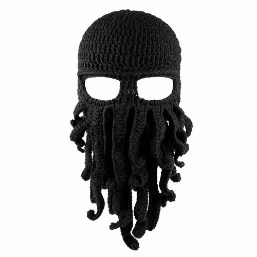 Octopus beard beanie - octopus, hat