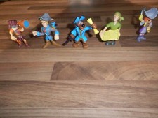 Scooby Doo 2.5” Action Figure Bundle X 5 - Pirate Fort Toy Play set Cake Toppers