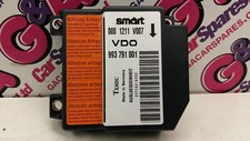 SMART FORTWO CONVERTIBLE / COUPE LHD AIRBAG CONTROL MODULE 1998 - 2002