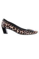 ROGER VIVIER BROWN CALF HAIR PUMPS EU 37 UK 4 US 7