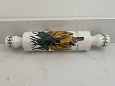Portmeirion Botanic Garden Rolling Pin Yellow Crown Imperial Flower Design 36 Cm