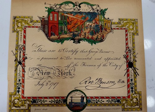Antique new york fireman - antique,