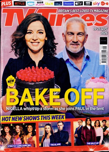 Times england magazine - tv,