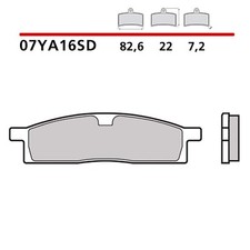 BREMBO FRONT BRAKE PAD KIT