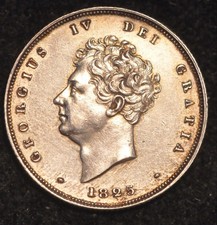 Shilling 1825 George IV  .925
