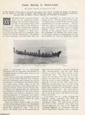 CANOE RACING IN MAORI-LAND