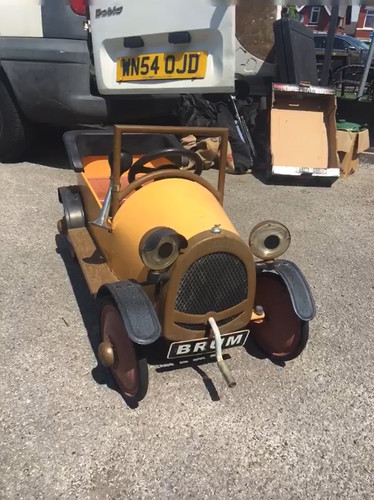 Vintage brum pedal car - vintage,