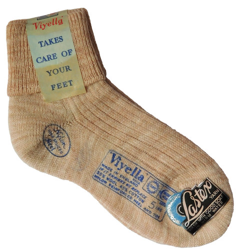 Vintage childrens ribbed - , socks