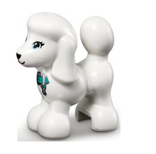 LEGO White Dog Poodle with