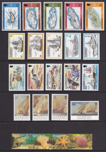 Alderney 1989 1993 - 1989/1993, commems