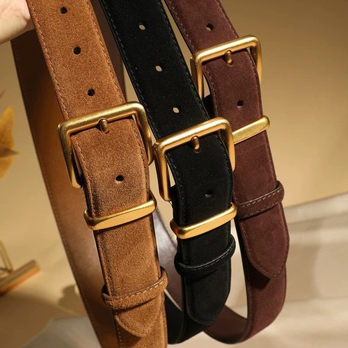 Ladies genuine cowhide suede - genuine,
