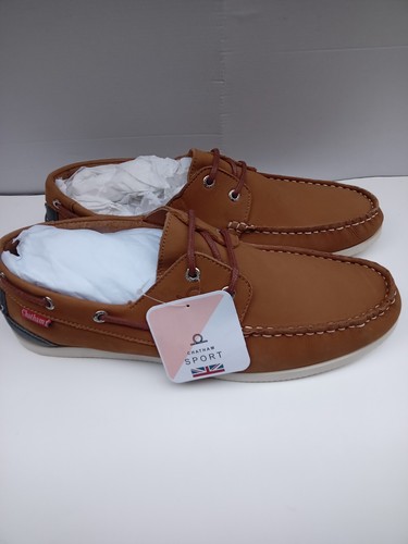 Men nubuck leather deck - leather,