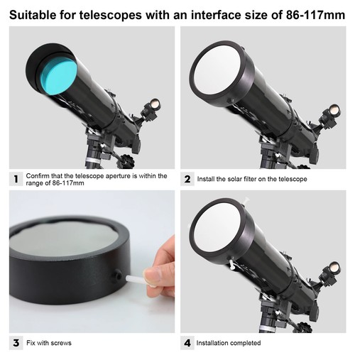 117mm solar telescope - 86-117mm,