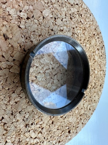 Antique lens with - -,