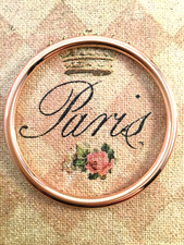 Vintage Jewellery Rose Gold Bangle Antique Deco Dress Jewelry large wrist