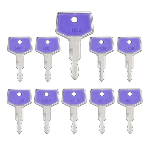 10pc h806 ignition key - h806,
