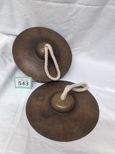 Vintage Brass 6"  Temple / Spiritual Musical Hand Cymbals