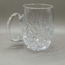 Vintage Crystal Pint Tankard