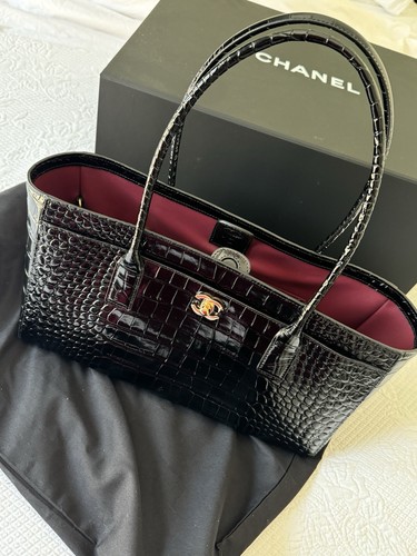 Chanel 26k black croc - 26k, tote