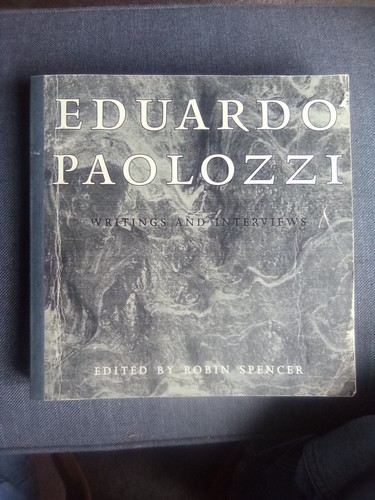 Eduardo paolozzi writings - , and