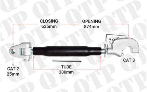 Top link knuckle cat 3 - link,