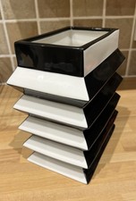 Jonathan Adler Pleat Small Vase Black/White