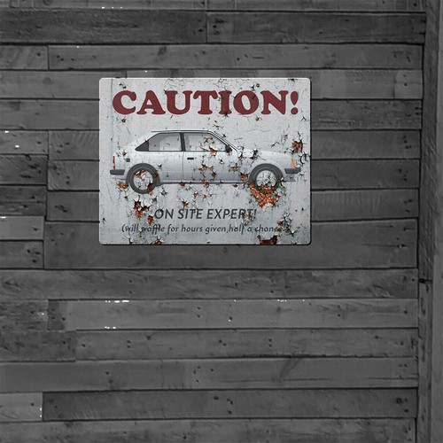 Man cave metal - man, sign