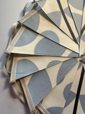 Handmade Oilcloth Bunting -